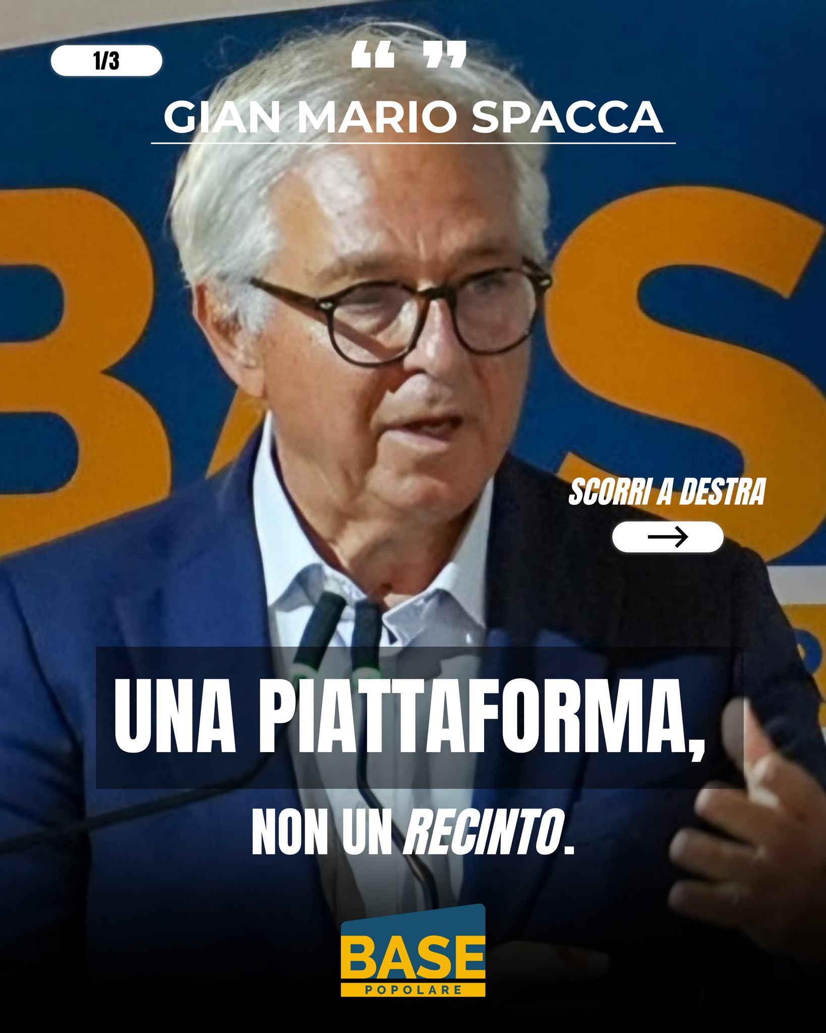 Una Piattaforma non un recinto.